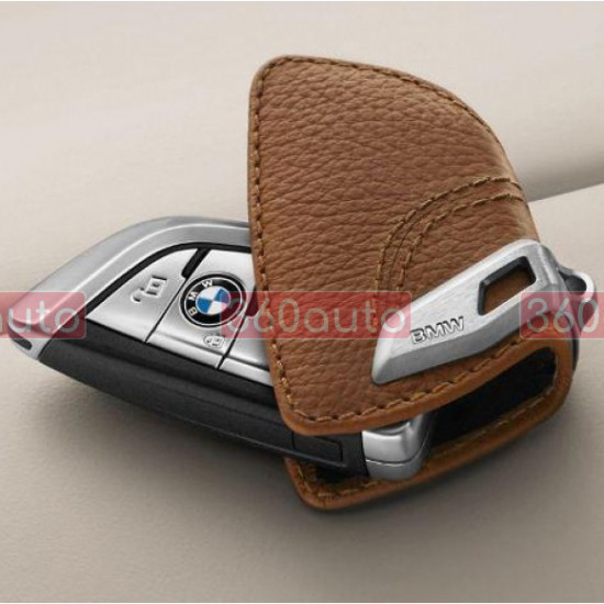Чохол для ключів BMW Leather Key Case Braun 82292408818