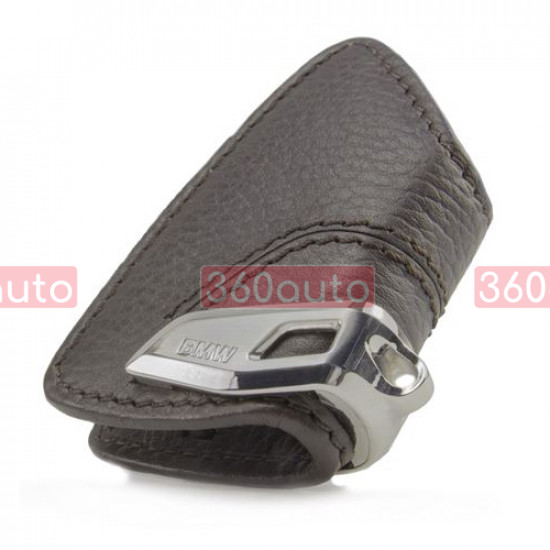 Чехол для ключей BMW Leather Key Case Mokka 82292408819