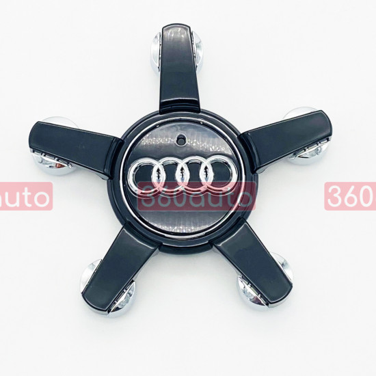 Ковпачок на титановий диск Audi Q7 4L0601165D 65-150мм чорний