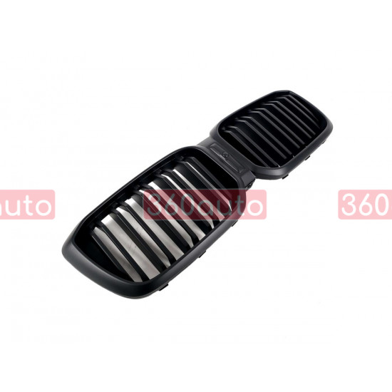 Решетка радиатора на BMW X3 G01, X4 G02 2022- черный мат M-Look BMW-G01223