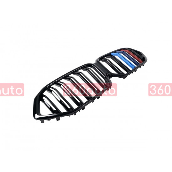 Решетка радиатора на BMW X6 G06 2019- черный глянец M-Color двойной M-Look BMW-G06195