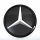 Емблема в решітку радіатора Mercedes C-Class W205 2014-2018 A0008880060 дзеркальна зірка під дистронік чорна