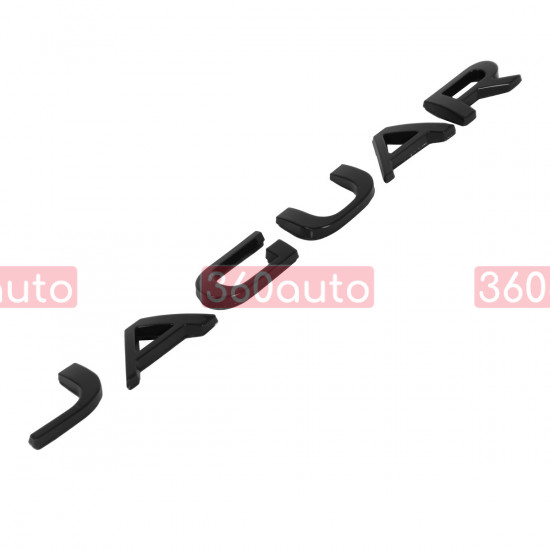Автологотип шильдик эмблема надпись Jaguar Black