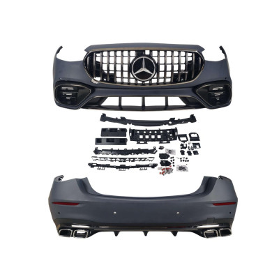 Комплект обвеса на Mercedes S-class W223 2020- в стиле S63 AMG