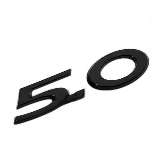 Автологотип шильдик эмблема Jaguar 5.0 Black