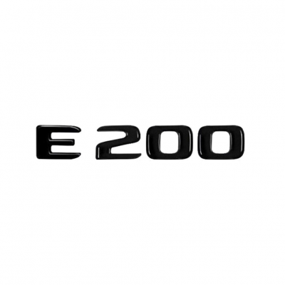 Автологотип шильдик эмблема надпись Mercedes E200 black