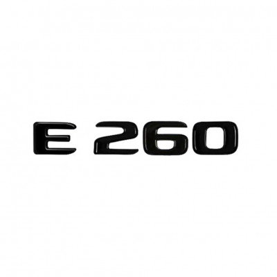Автологотип шильдик эмблема надпись Mercedes E260 black