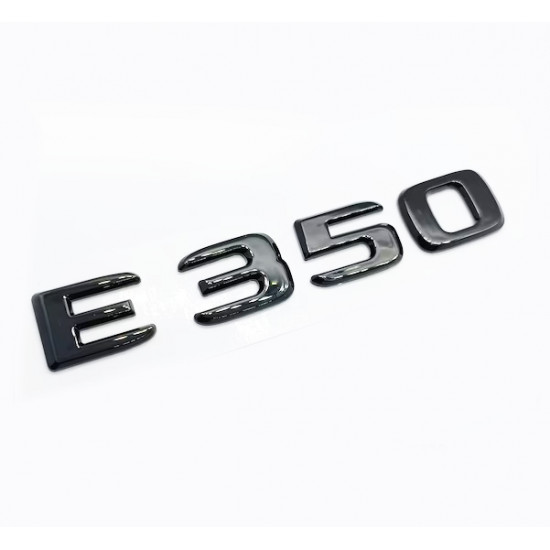 Автологотип шильдик эмблема надпись Mercedes E350 black