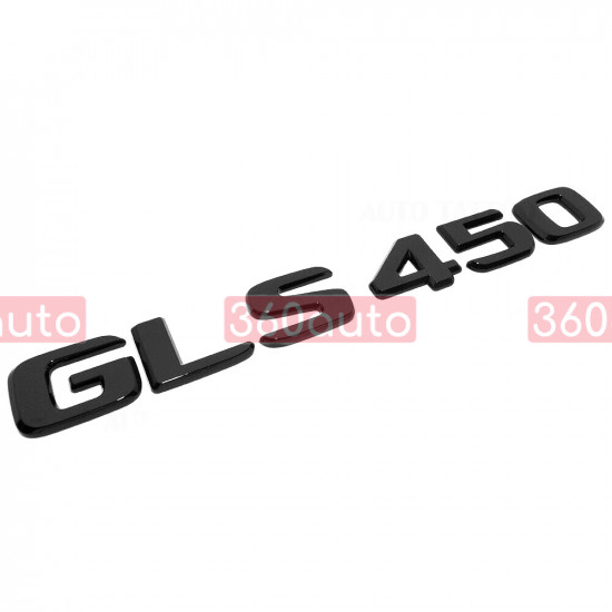 Автологотип шильдик эмблема надпись Mercedes GLS450 Black