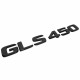 Автологотип шильдик эмблема надпись Mercedes GLS450 Black