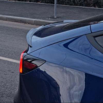 Спойлер на Tesla Model 3, Y 2017- Blade черный глянец