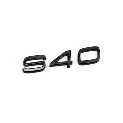 Автологотип шильдик емблема Volvo S40 Black
