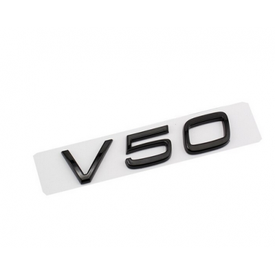 Автологотип шильдик емблема Volvo V50 Black