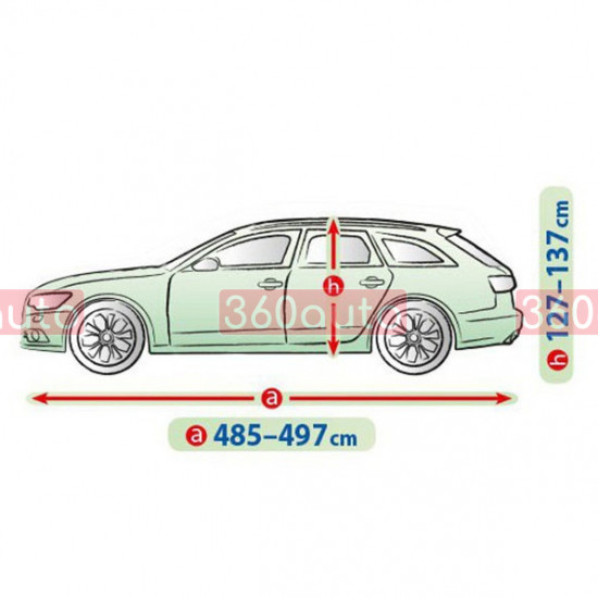 Чохол тент на автомобіль Audi A6 C5, C6 1997-2011 Kegel Mobile Garage XXL kombi 485-497см