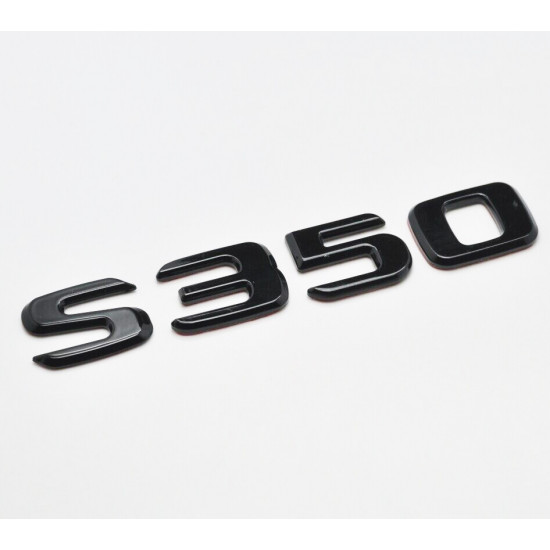 Автологотип шильдик эмблема надпись Mercedes S350 black