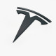 Автологотип шильдик емблема Tesla Model Y, Model 3 Performance Black мат на капот