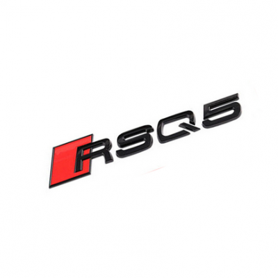 Автологотип шильдик эмблема надпись Audi RSQ5 Tuning Exclusive Black Edition глянец на крышку багажника