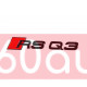 Автологотип шильдик эмблема надпись Audi RSQ3 Tuning Exclusive Black Edition глянец на крышку багажника