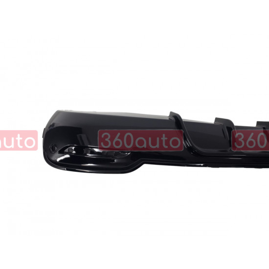 Диффузор заднего бампера на BMW 3 Series Gran Turismo F34 2013-2019 года ( Черный глянец 00--- )