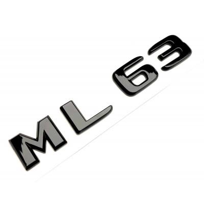Автологотип шильдик эмблема надпись Mercedes ML63 black
