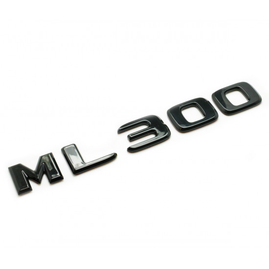 Автологотип шильдик эмблема надпись Mercedes ML300 black