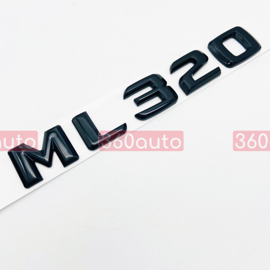Автологотип шильдик емблема напис Mercedes ML320 black A1648170915