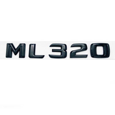 Автологотип шильдик емблема напис Mercedes ML320 black A1648170915