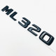Автологотип шильдик эмблема надпись Mercedes ML320 black A1648170915