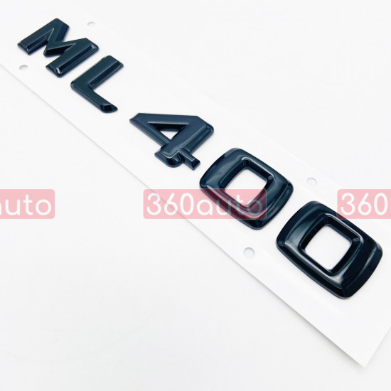 Автологотип шильдик эмблема надпись Mercedes ML400 black
