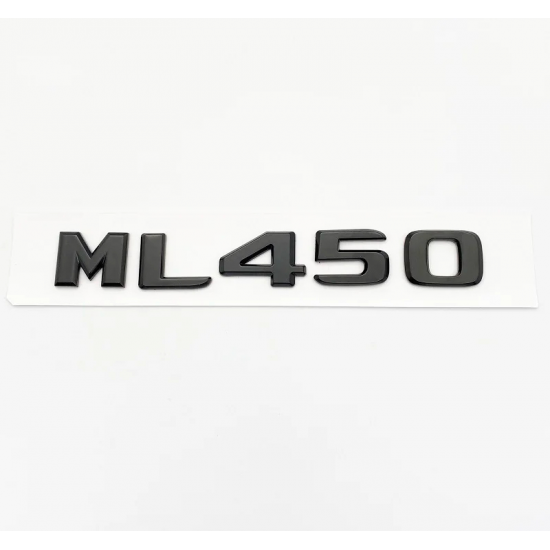 Автологотип шильдик эмблема надпись Mercedes ML450 black