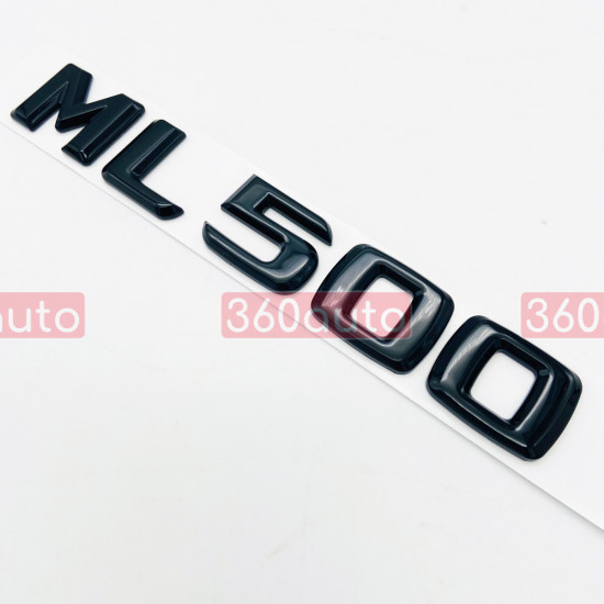 Автологотип шильдик эмблема надпись Mercedes ML500 black A1648171015