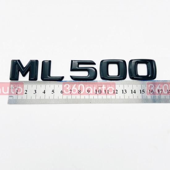Автологотип шильдик емблема напис Mercedes ML500 black A1648171015