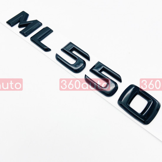 Автологотип шильдик емблема напис Mercedes ML550 black A1648171515