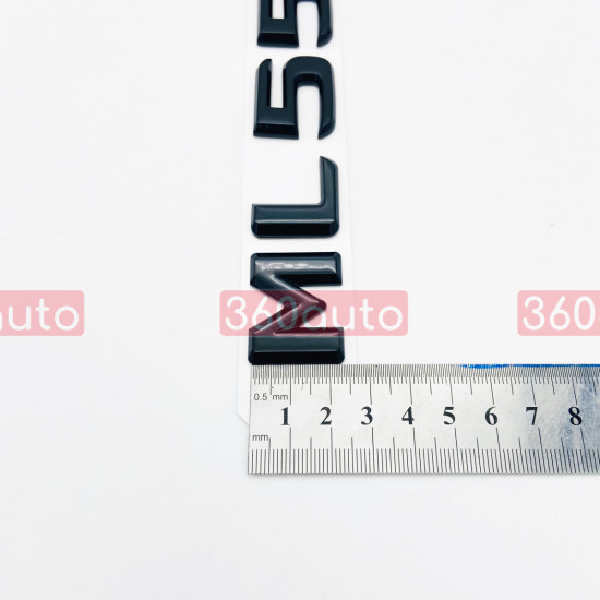 Автологотип шильдик эмблема надпись Mercedes ML550 black A1648171515