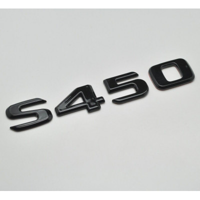 Автологотип шильдик эмблема надпись Mercedes S450 black