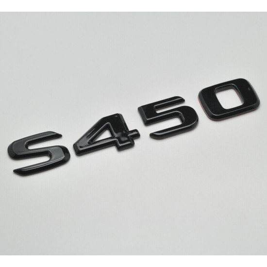 Автологотип шильдик эмблема надпись Mercedes S450 black