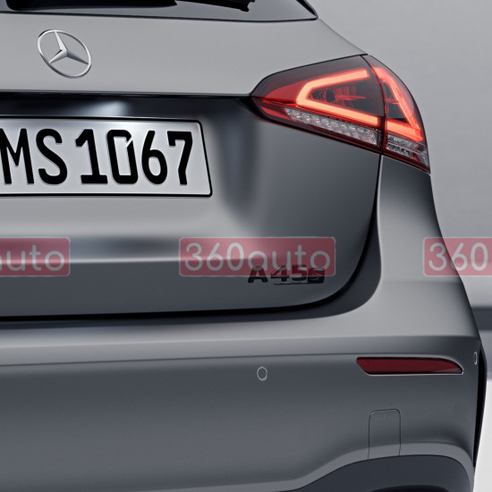 Автологотип шильдик емблема напис Mercedes A45s AMG black пряма