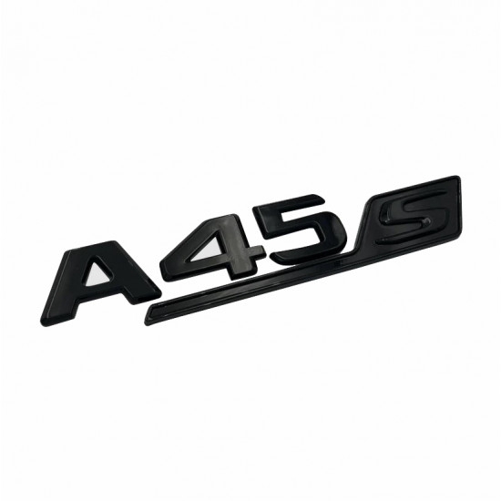 Автологотип шильдик емблема напис Mercedes A45s AMG black