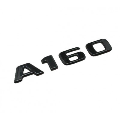 Автологотип шильдик емблема напис Mercedes A160 gloss black