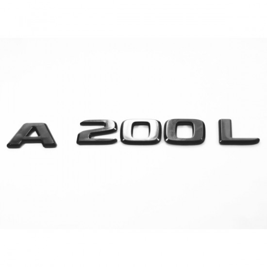 Автологотип шильдик емблема напис Mercedes A200L gloss black