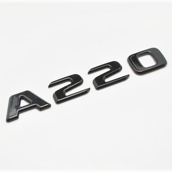 Автологотип шильдик логотип надпись Mercedes A220 gloss black