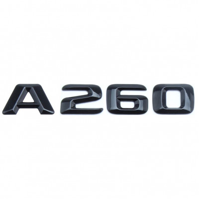 Автологотип шильдик логотип надпись Mercedes A260 gloss black
