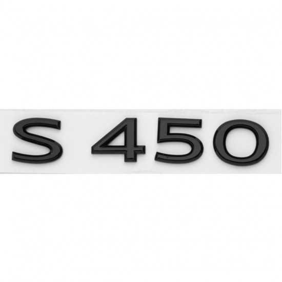 Автологотип шильдик логотип надпись Mercedes S450 Gloss black