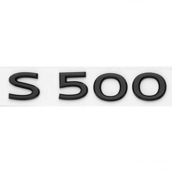 Автологотип шильдик логотип надпись Mercedes S500 Gloss black