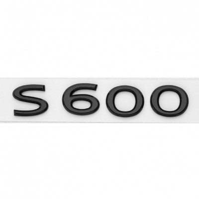 Автологотип шильдик емблема напис Mercedes S600 Gloss black