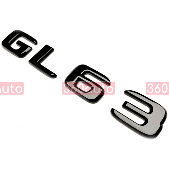 Автологотип шильдик емблема напис Mercedes GL63 Gloss black