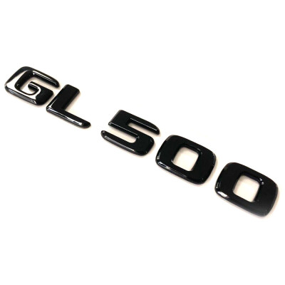 Автологотип шильдик емблема напис Mercedes GL500 Gloss black