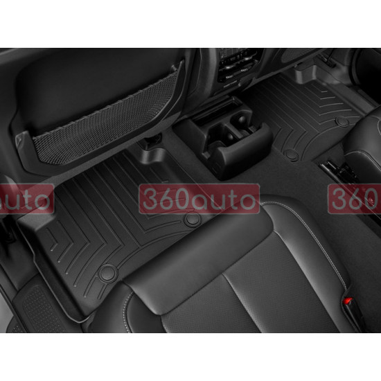 3D коврики для Jeep Grand Cherokee 2021- L Summit 6 мест черные задние WeatherTech HP 4416962IM