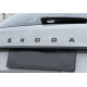 Автологотип эмблема надпись Skoda Octavia A8 2020- черный глянец на крышку багажника