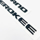 Автологотип шильдик эмблема надпись Jeep Grand Cherokee 2011-2019 черный матовый